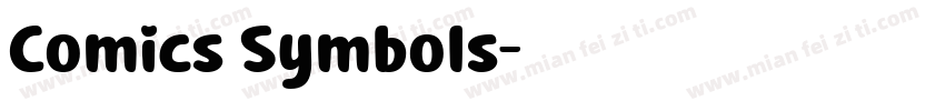 Comics Symbols字体转换